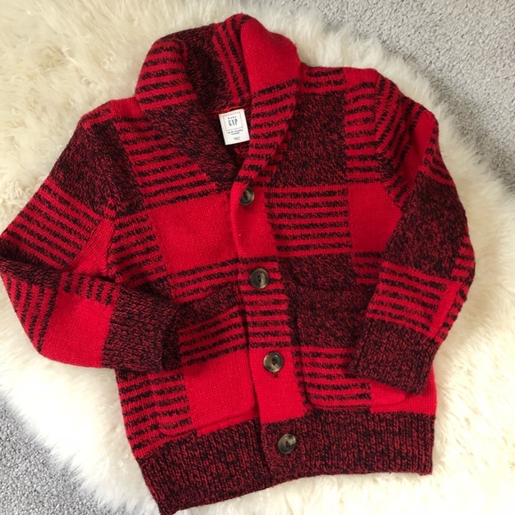 red cardigan 18 24 months